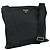 Borsa a spalla PRADA in nylon nero argento autentica mr935
