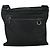 Borsa a spalla PRADA in nylon nero argento autentica mr935 - vista 2