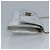 Autre Marque Borsa a spalla a catena in pelle argento Auth 110794 - vista 3