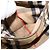 Autre Marque Borsa a spalla Burberrys in pelle marrone argento autentica bs21793 - vista 12