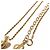 Collana Christian Dior metallo oro Auth FF5523 D'oro - vista 4