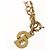 Collana Christian Dior metallo oro Auth FF5523 D'oro - vista 9