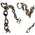 Übergroße goldene CC-Halskette oder Gürtel von Chanel Letters 17C Paris-Cuba Runway Gold hardware - Ansicht 15