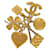 Spilla CC Chanel dorata con charm D'oro  - vista 1