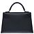 Hermès Sac HERMES Kelly Mini en Cuir Noir - 102473 - vue 4