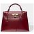 Hermès Sac HERMES Kelly 32 en Cuir Bordeaux - 102453