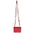 Timeless Chanel Rote gesteppte Lammleder Coco Pins Mini Umhängetasche Pink - Ansicht 5