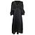 Vestido midi recortado Wayfarer Zimmermann em linho preto
