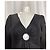 Vestido midi recortado Wayfarer Zimmermann em linho preto - vista 8