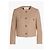 Ba&Sh Meredith structured tweed jacket brown