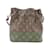 Noe Poche Posh Noé Monograma Louis Vuitton Marrom Fuschia Couro envernizado  ref.2011685