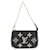 Mini Pochette Acessórios Bicolor Monograma Empreinte Louis Vuitton Preto Bege Lona  ref.2013052