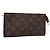 LOUIS VUITTON Monogram Bucket GM Accessory Pouch LV Auth 110051