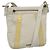 Bolso de hombro de cuero blanco Burberry Auth ti2656