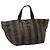 Pequin FENDI Pecan Canvas Handtasche beschichtete Leinwand braun Auth ti2732