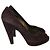 Tacchi PRADA T.EU 36.5 Camoscio Marrone - vista 8