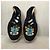 CHRISTIAN LOUBOUTIN Espadrilles T.EU 38 Tessuto Blu navy - vista 2