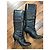 Botas BURBERRY T.EU 40 Couro Preto - vista 3