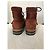 Hermès Botas HERMES T.EU 41 de piel de ternera estilo pony Castaño - vista 8