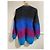 Autre Marque ROSA CARMINE Strickwaren T.International M Wolle Blau - Ansicht 5