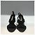 Sandali MANOLO BLAHNIK T.EU 37.5 in suede Nero - vista 2