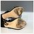 Sandali MANOLO BLAHNIK T.EU 37.5 in suede Nero - vista 4