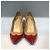 Tacones MIU MIU T.EU 36.5 Cuero patentado Beige - vista 2