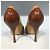 Tacones MIU MIU T.EU 36.5 Cuero patentado Beige - vista 4