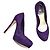 Tacchi DIOR T.EU 35.5 Camoscio Porpora