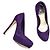 Tacchi DIOR T.EU 35.5 Camoscio Porpora - view 7