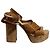 Sandali GIANVITO ROSSI T.EU 37.5 Camoscio Cammello