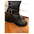 PRADA Boots T.EU 37 Leather Noir - vue 5