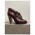 Botines MIU MIU T.EU 40 Cuero Burdeos