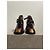 Botines MIU MIU T.EU 40 Cuero Burdeos - vista 2