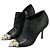 LOUIS VUITTON Botas de tobillo T.EU 35 Cuero Negro - vista 8