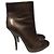 Botines LANVIN T.EU 37.5 Cuero Castaño - vista 9