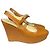 Tacones PRADA T.EU 37 Cuero Camello - vista 7