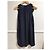DEREK LAM Kleider T.FR 36 Seide Marineblau - Ansicht 3