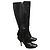 Botas LOUIS VUITTON T.EU 36.5 Cuero Negro