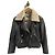ACNE STUDIOS Jacke T.FR 38 Leder Schwarz