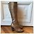 Botas BARBARA BUI T.EU 36 Cuero Dorado