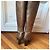 Botas BARBARA BUI T.EU 36 Cuero Dorado - vista 4