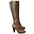 Botas BARBARA BUI T.EU 36 Cuero Dorado - vista 7
