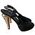 Tacchi CHANEL T.EU 37.5 Tessuto Nero