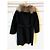 SAM RONE Abrigos T.International S Cashmere Negro - vista 3