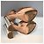 Sandali MIU MIU T.EU 39 Tessuto Beige - vista 3