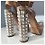 Sandali MIU MIU T.EU 39 Tessuto Beige - vista 4