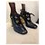 Botines DIOR T.EU 40.5 Cuero Azul - vista 6