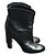 Botines GIANVITO ROSSI T.EU 37.5 Cuero Negro - vista 7