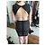 HERVE LEGER Kleid T.International M Viskose Schwarz - Ansicht 7